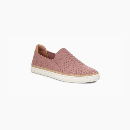 UGG Sammy Metallic Chevron Pink Sneakers for Women (SLZQ75632)